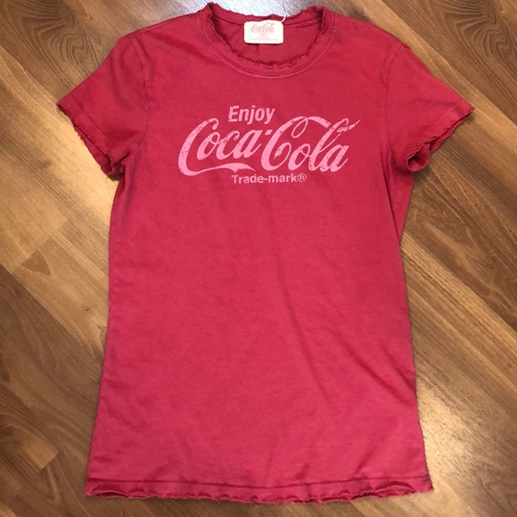 Coca Cola Tops - Coca Cola By Doe Collection Distressed t-shirt